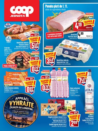 Leták COOP Jednota - COOP Jednota od 29.10. do 04.11. - strana 28