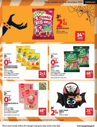 Folder Auchan - Auchan Supermarché - Halloween van 13/10 tot 24/10 - side 3