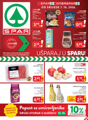 Katalog INTERSPAR - Interspar vrijedi od 07.10. do 13.10. - stranica 1