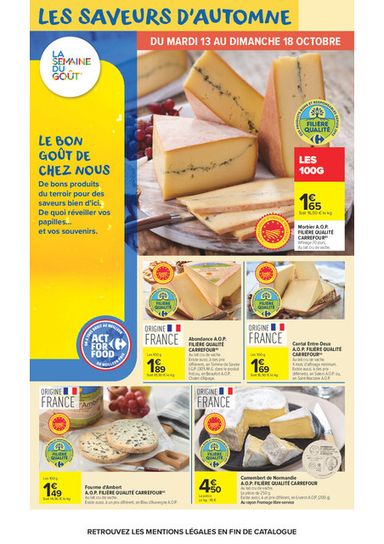 Catalogue Carrefour Market - Carrefour Market - Au Cœur du Goût valable dès le 13/10 au 25/10 - page 8