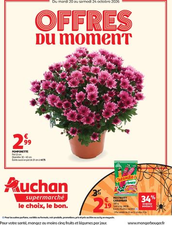 Catalogue Auchan - Auchan Supermarché valable dès le 20/10 au 24/10 - page 1
