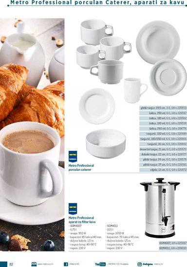 Katalog Metro - Metro - Poslovna rješenja - Doručak vrijedi od 01.01. do 31.12. - stranica 82