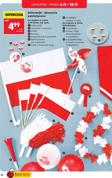Leták Biedronka Poľsko - Biedronka Poľsko - Hity i inspiracje od 02.11. do 18.11. - strana 14