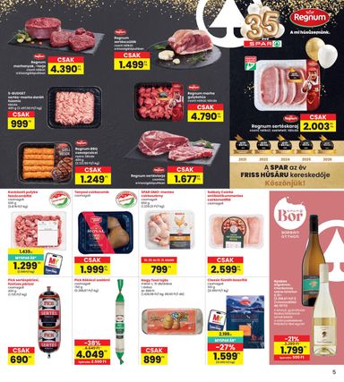 Akciós újság Spar - INTERSPAR érvényes 10.29.-tól 11.04.-ig - 5 oldal