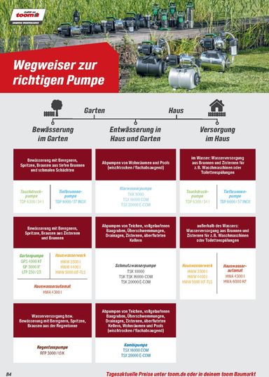 Prospekt toom - Toom - Gartenpflege & Teich gültig ab 01.03. bis 31.12. - seite 84