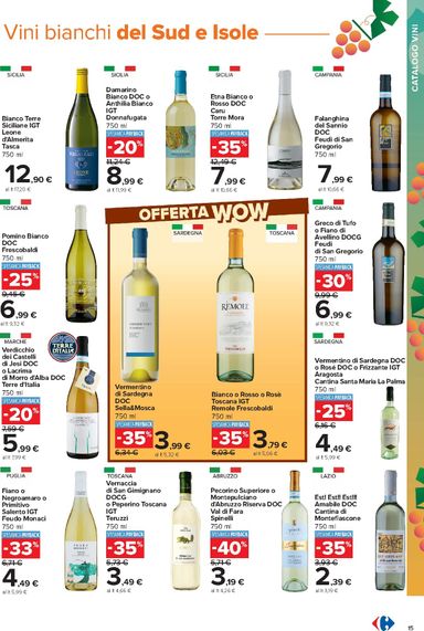 Volantino Carrefour - Carrefour - Catalogo vini valido dal 05/10 al 08/11 - pagina 15