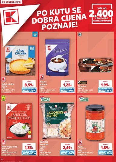 Katalog Kaufland - Kaufland - Ti si naš broj 1 vrijedi od 21.10. do 27.10. - stranica 16
