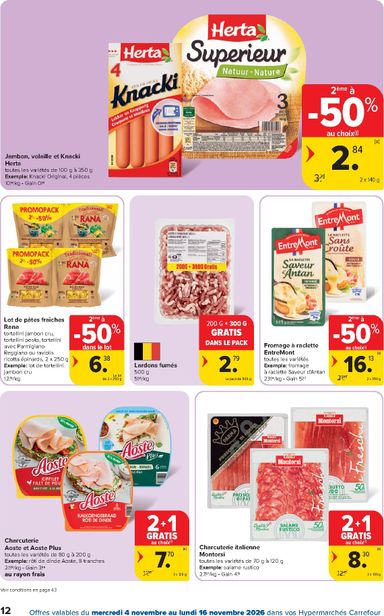 Folder Carrefour - Carrefour Hypermarchés van 04/11 tot 16/11 - side 12