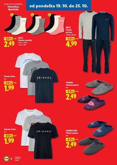 Leták Lidl - Lidl - Nová predajňa v Žarnovici od 19.10. do 25.10. - strana 6