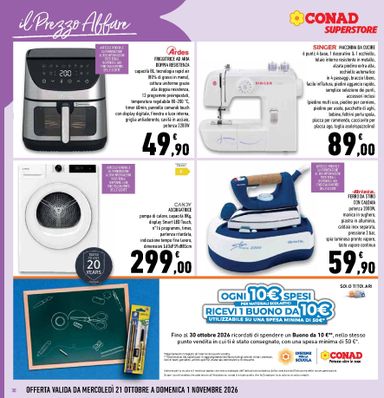 Volantino Conad Superstore - Conad Superstore valido dal 21/10 al 01/11 - pagina 30