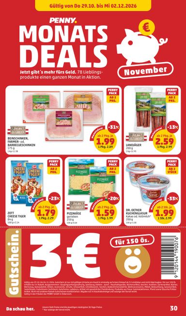 PENNY-Flugblatt - PENNY gültig ab 29.10. bis 04.11. - seite 30