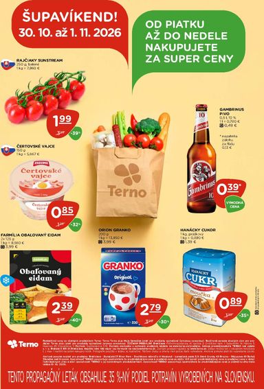 Leták Terno - Terno od 29.10. do 04.11. - strana 28