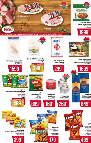 Akciós újság Coop - Coop - Alföld érvényes 10.29.-tól 11.04.-ig - 5 oldal