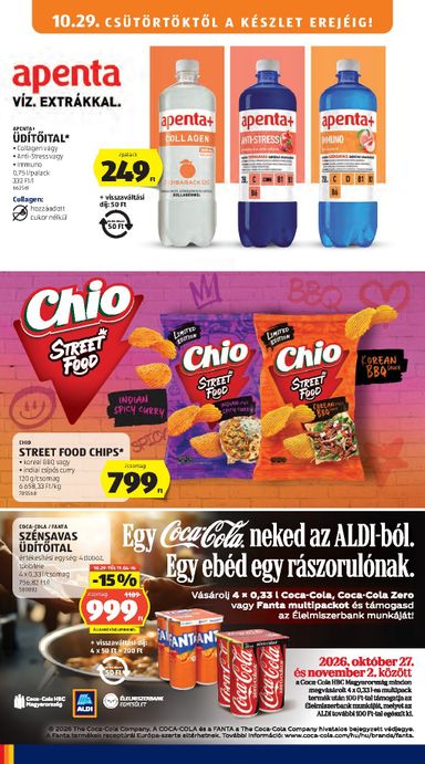Akciós újság Aldi - Aldi érvényes 10.29.-tól 11.04.-ig - 22 oldal