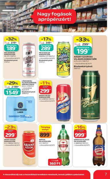 Akciós újság Auchan - Auchan - Filléres ajánlataink érvényes 10.29.-tól 11.04.-ig - 7 oldal