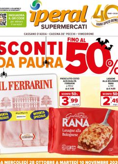 Volantini Iperal da mercoledì 28/10