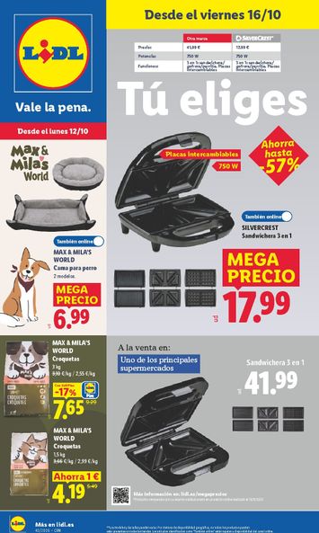 Folleto Lidl - Lidl - Islas Canarias Bazar del 12/10 al 18/10 - página 1