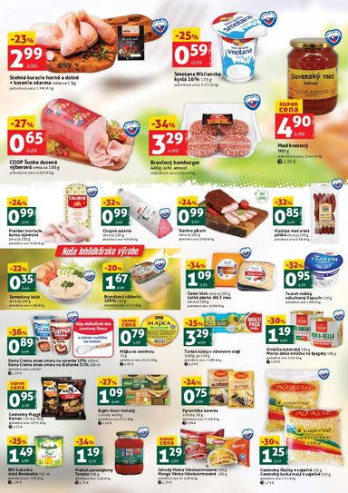 Leták COOP Jednota - COOP Jednota - Nové Zámky od 30.10. do 01.11. - strana 2