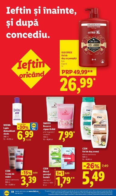 Catalogul Lidl - Lidl de la 26.10. până la 01.11. - pagina 58