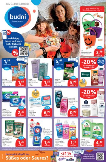 Prospekt Budni - BUDNI gültig ab 19.10. bis 24.10. - seite 1