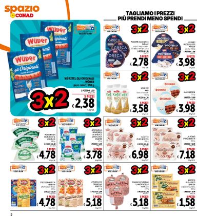 Volantino Spazio Conad - Spazio Conad - Prendi 3, paghi 2 valido dal 16/10 al 26/10 - pagina 2