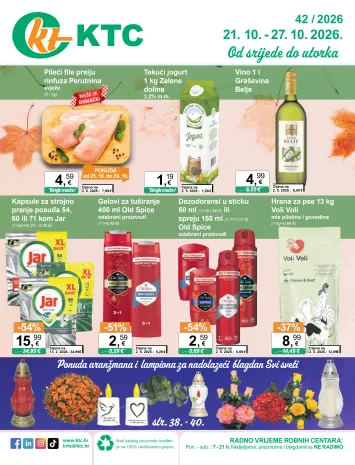 Katalog KTC - KTC vrijedi od 21.10. do 27.10. - stranica 1
