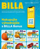 Billa - Bonus leták platný od stredy 14.10.2026