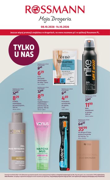 Gazetka Rossmann - Rossmann od 08.10. do 14.10. - strona 1