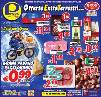 Volantino Pewex - Pewex - Offerte Extraterrestri valido dal 14/10 al 22/10 - pagina 1