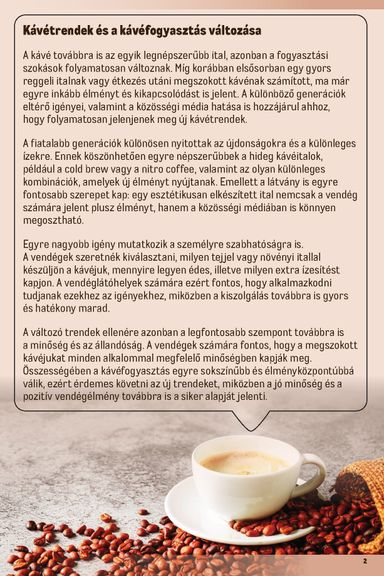 Akciós újság Metro - Metro - Mindenünk a kávé! katalógus érvényes 09.01.-tól 12.31.-ig - 2 oldal