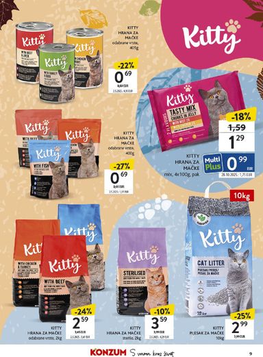 Katalog Konzum - Konzum - Jesenska Čarolija vrijedi od 05.10. do 18.10. - stranica 9