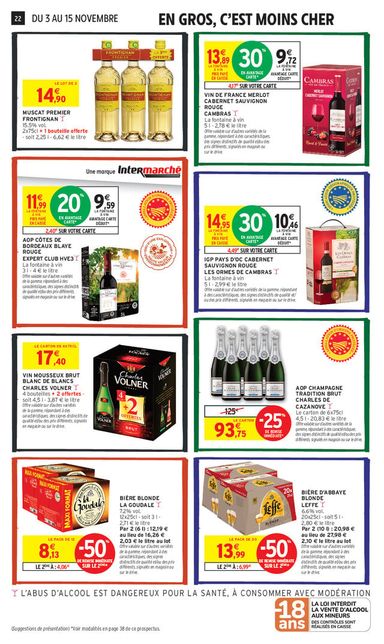 Catalogue Intermarché - Intermarché valable dès le 03/11 au 15/11 - page 22