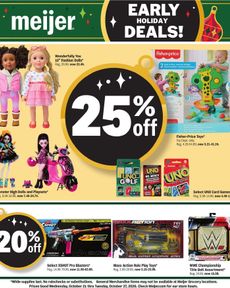 Meijer - Early Holiday Deals