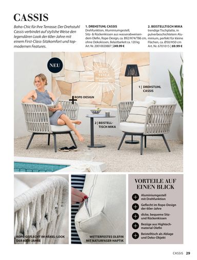 Prospekt Dehner - Dehner - Gartenmöbel Trends gültig ab 02.03. bis 31.10. - seite 29