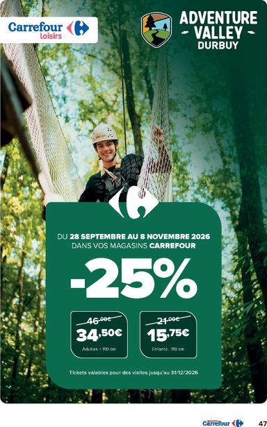 Folder Carrefour - Carrefour Hypermarchés van 21/10 tot 02/11 - side 47