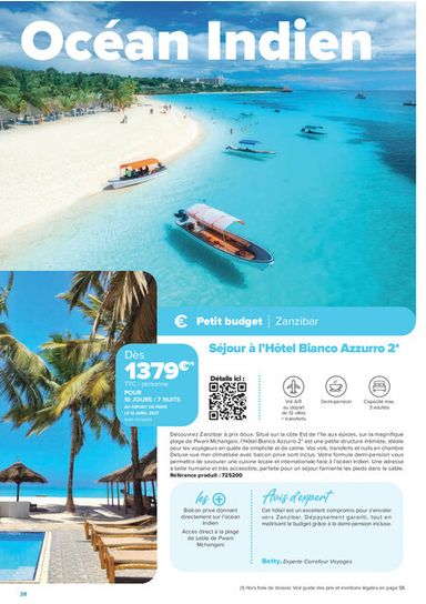 Catalogue Carrefour Market - Carrefour Market - Séjours & Circuits valable dès le 14/08 au 30/10 - page 38