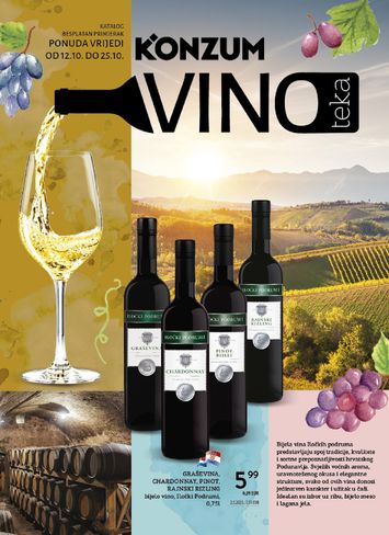 Katalog Konzum - Konzum - Vinoteka vrijedi od 12.10. do 25.10. - stranica 1