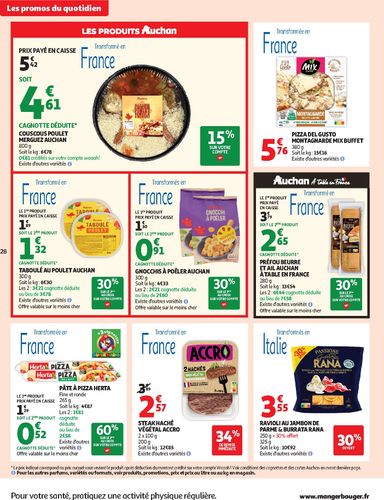 Folder Auchan - Auchan - Le Goût du Réconfort van 06/10 tot 18/10 - side 28