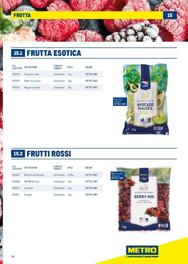 Volantino METRO - Metro - Catalogo Surgelati valido dal 01/01 al 31/12 - pagina 101