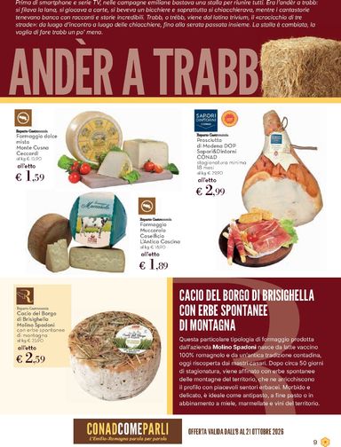 Volantino Spazio Conad - Spazio Conad - Localismo Emilia valido dal 08/10 al 21/10 - pagina 9