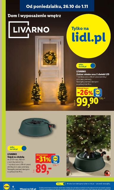 Leták Lidl Polsko - Lidl Polsko - Katalog Okazji od 26.10. do 31.10. - strana 6