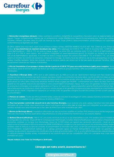 Catalogue Carrefour - Carrefour - Livre Blanc 2026 Energies valable dès le 22/09 au 31/10 - page 20