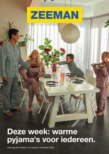 Folder Zeeman - Zeeman van 24/10 tot 06/11 - side 1