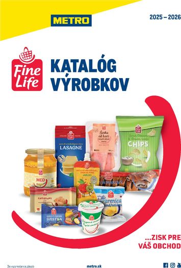 Leták METRO - Metro - Katalóg FineLife výrobkov od 21.11. do 21.11. - strana 1