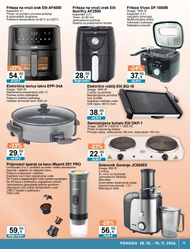 Katalog KTC - KTC - Tehnika I Posuđe Black Friday vrijedi od 28.10. do 10.11. - stranica 15