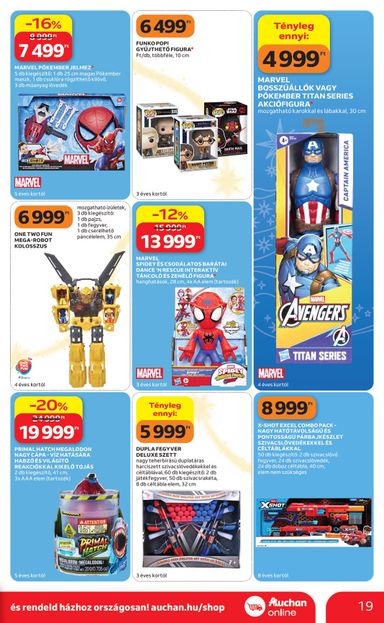 Akciós újság Auchan - Auchan Hipermarket érvényes 10.22.-tól 11.25.-ig - 19 oldal