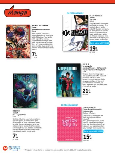 Catalogue E.Leclerc - E.Leclerc - Les BD à ne pas manquer valable dès le 13/10 au 05/12 - page 14