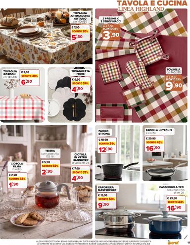 Volantino Iperal - Iperal - Dolce Autunno valido dal 30/09 al 10/11 - pagina 11