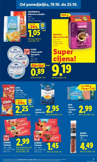 Katalog Lidl - Lidl vrijedi od 19.10. do 25.10. - stranica 7