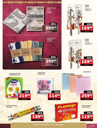 Katalog Gomex - Gomex - Kad se slavi nek' se prepričava od 26.10 do 22.11 - strana 14